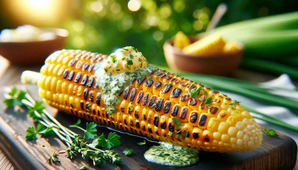 Grilled Corn on the Cob with Herb Butter Ai image 2