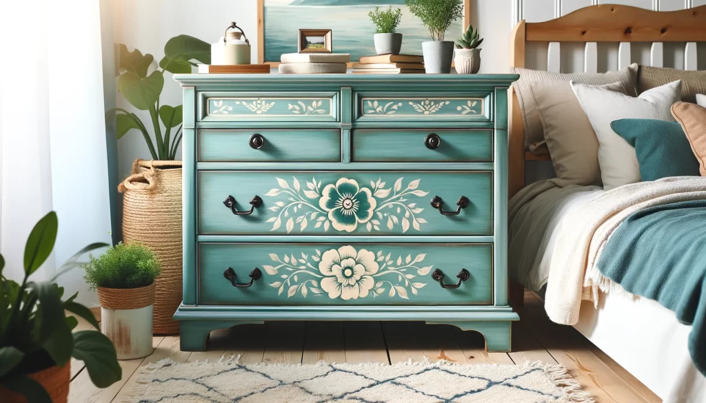 Upcycling old furniture an Ai generated image